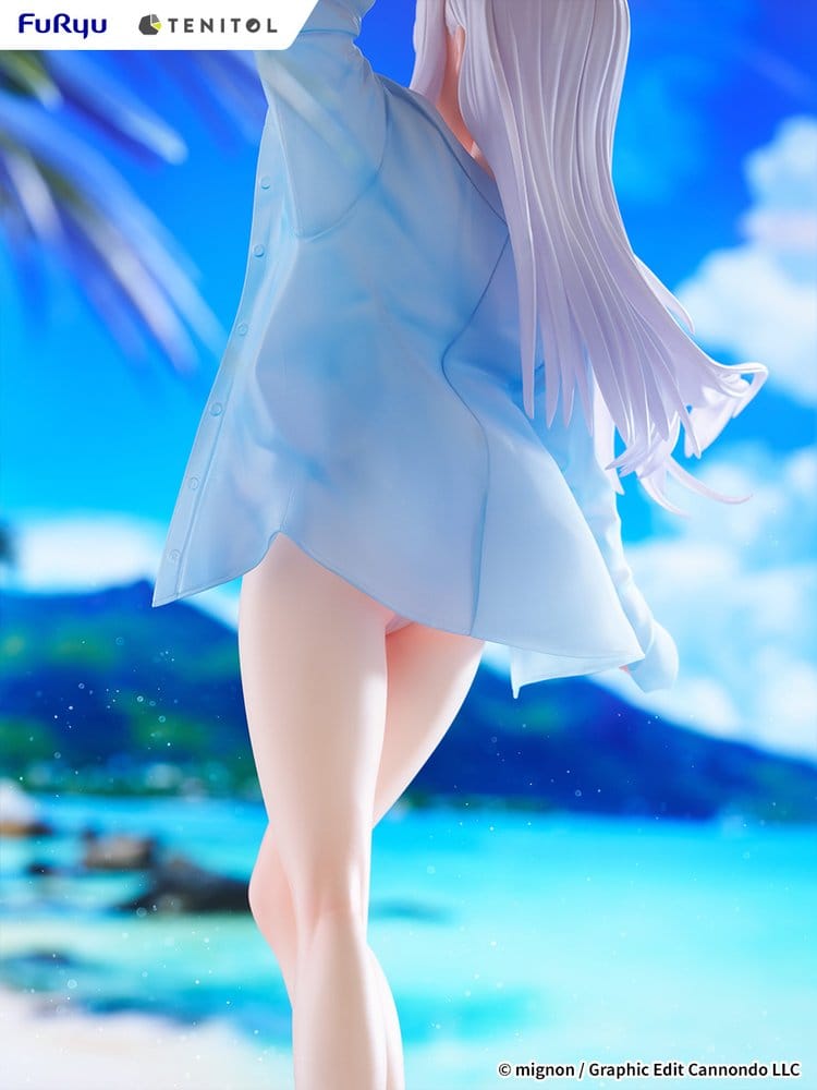 Mignon Works Tenitol Tall Figura PVC Shiro Swimsuit Ver. 30 cm