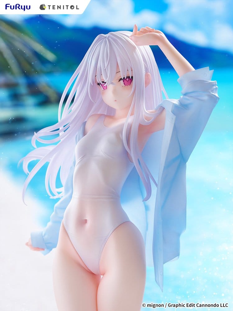 Mignon Works Tenitol Tall Figura PVC Shiro Swimsuit Ver. 30 cm