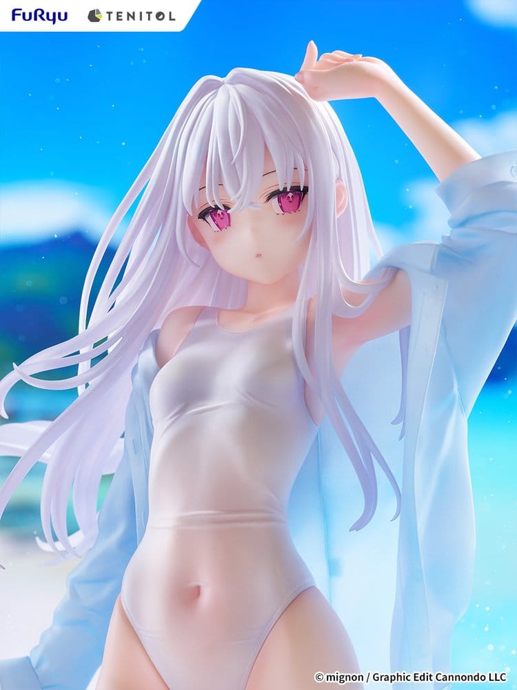 Mignon Works Tenitol Tall Figura PVC Shiro Swimsuit Ver. 30 cm