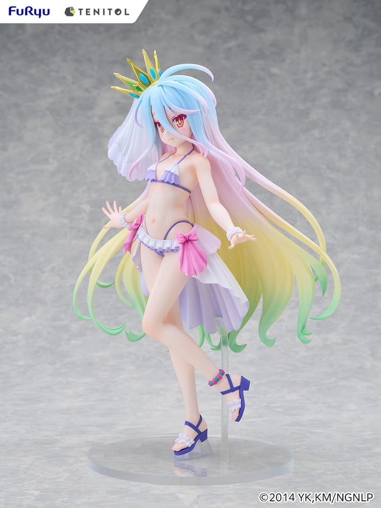 No Game No Life Figura PVC Tenitol Tall Shiro swimwear dress Ver. 29 cm