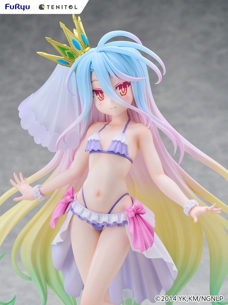 No Game No Life Figura PVC Tenitol Tall Shiro swimwear dress Ver. 29 cm