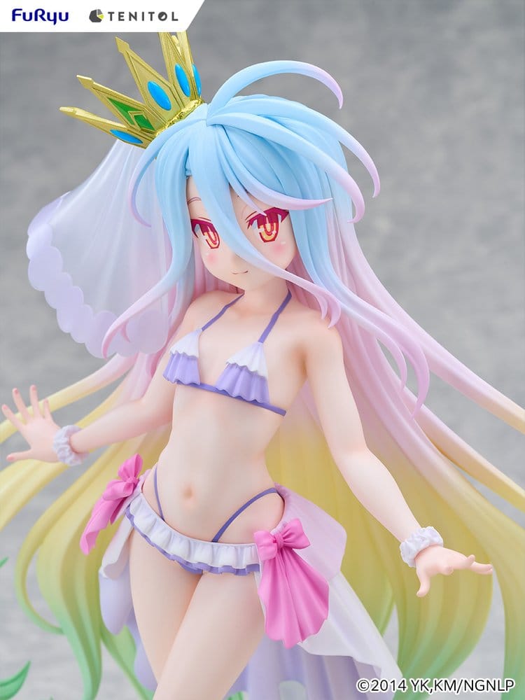 No Game No Life Figura PVC Tenitol Tall Shiro swimwear dress Ver. 29 cm
