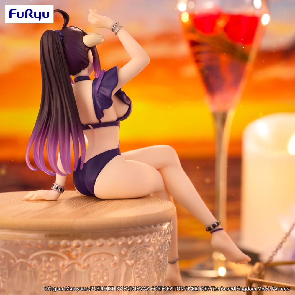 Overlord Estatua PVC Noodle Stopper Albedo Swimsuit Dark Purple Color Ver. 16 cm