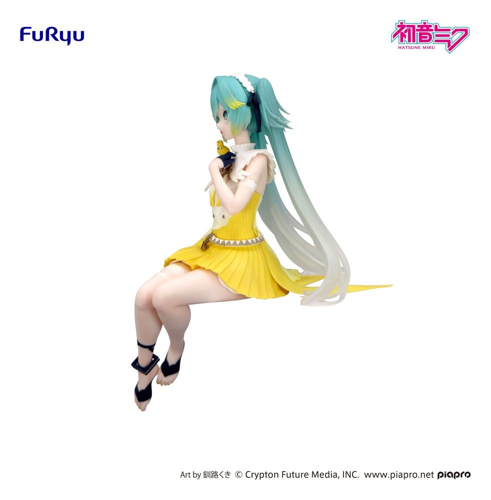 Hatsune Miku Estatua PVC Noodle Stopper Canary Bird heo exclusive 14 cm