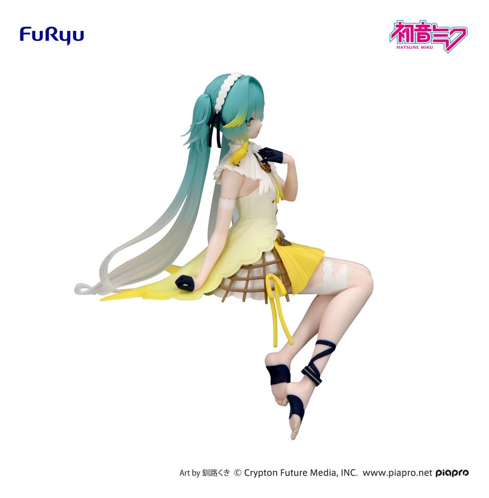 Hatsune Miku Estatua PVC Noodle Stopper Canary Bird heo exclusive 14 cm