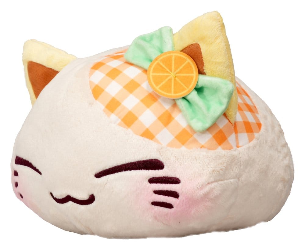Nemuneko Cat Fruit Peluche Grande Naranja 30 cm Frikytopia