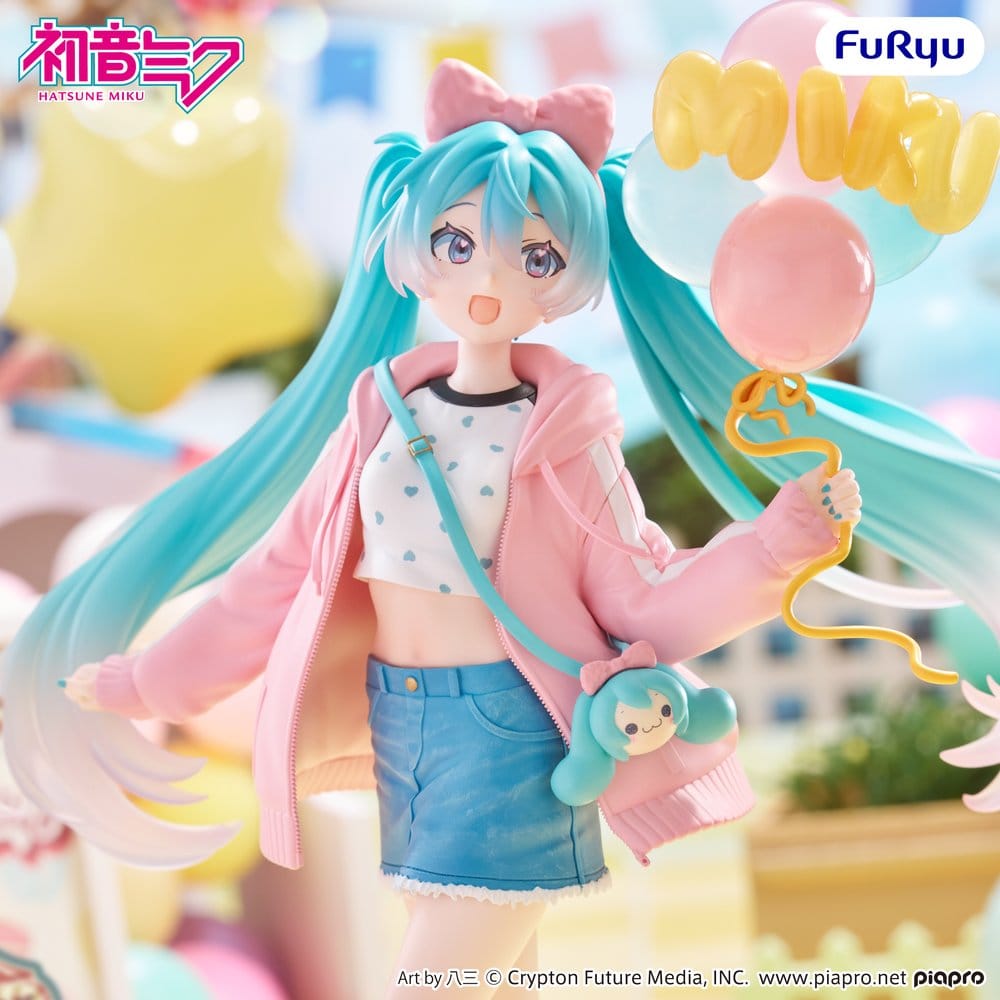 Hatsune Miku Figura PVC Muchute Theme Park Date Version 19 cm