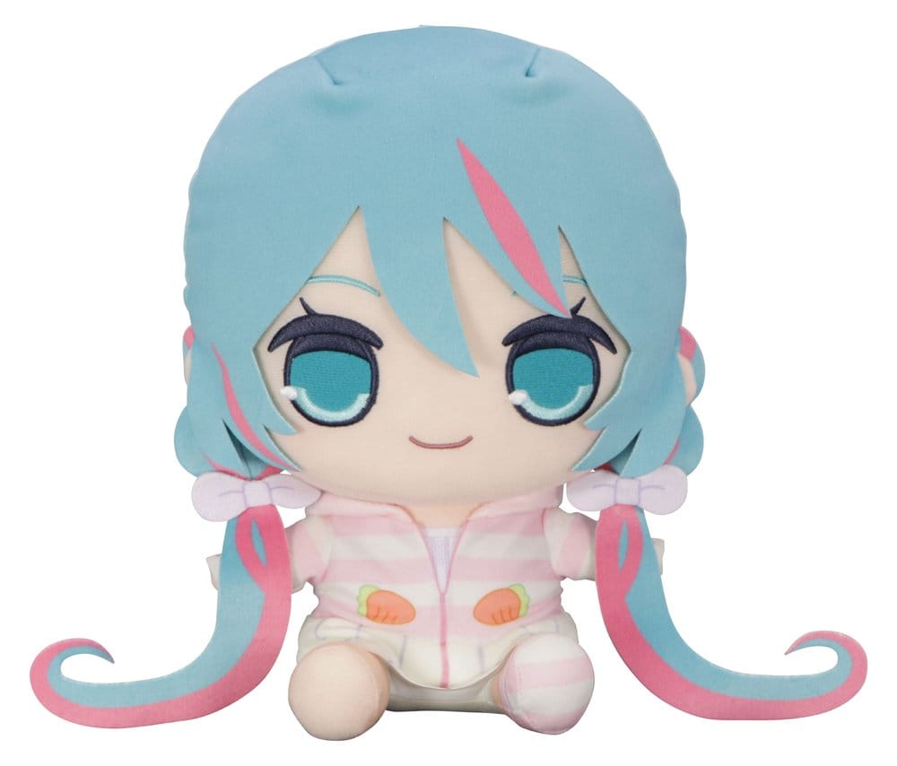 Hatsune Miku Kyurumaru Big Peluche Rabbit Ear Hood Pajama 28 cm Frikytopia
