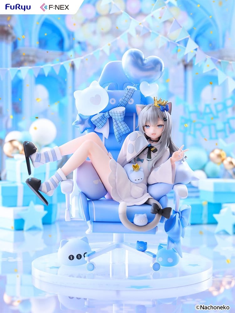 Virtual YouTuber Figura PVC 1/7 F:NEX Nachoneko Birthday Ver. 24 cm