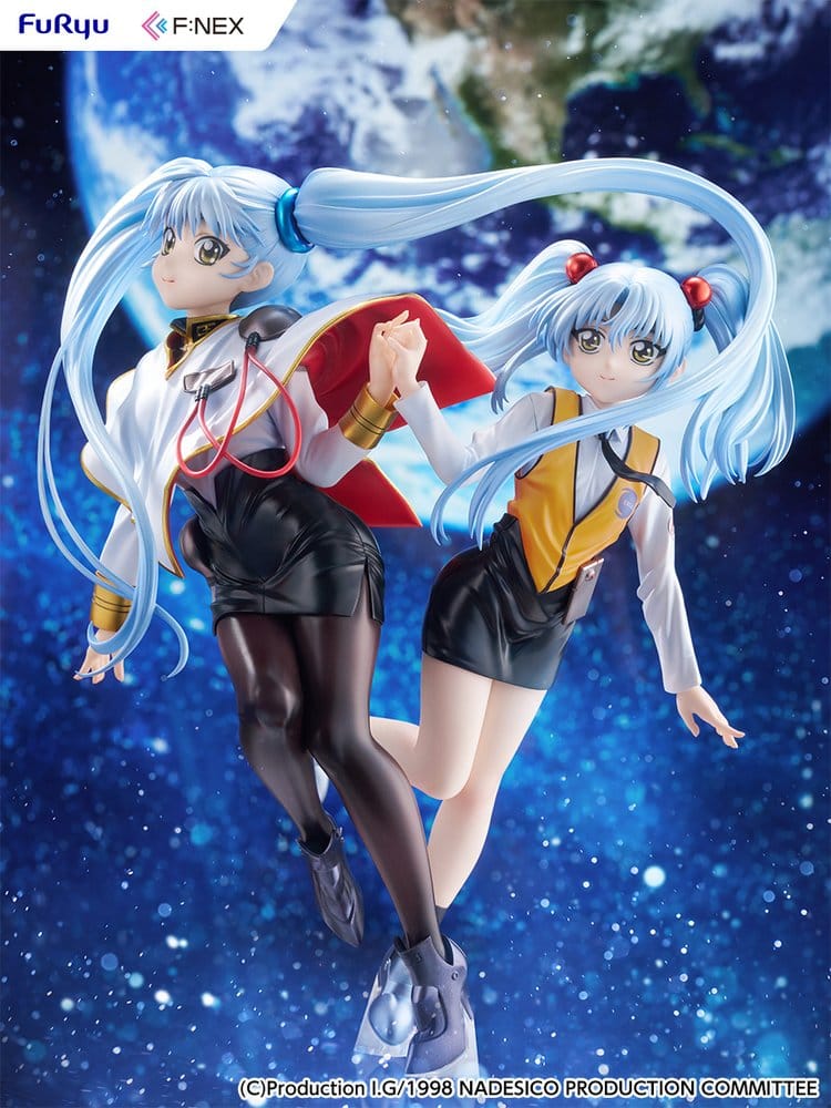 Nadesico the movie The prince of darkness Figura PVC 1/7 Ruri Hoshino double ruriruri Ver. 22 cm