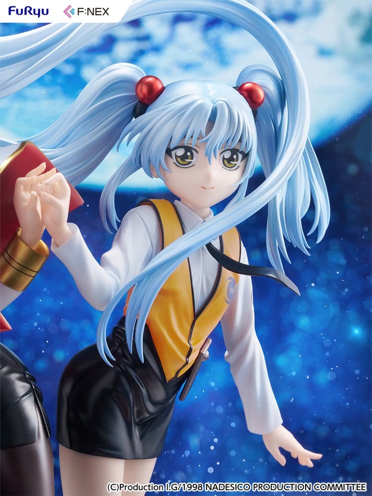 Nadesico the movie The prince of darkness Figura PVC 1/7 Ruri Hoshino double ruriruri Ver. 22 cm