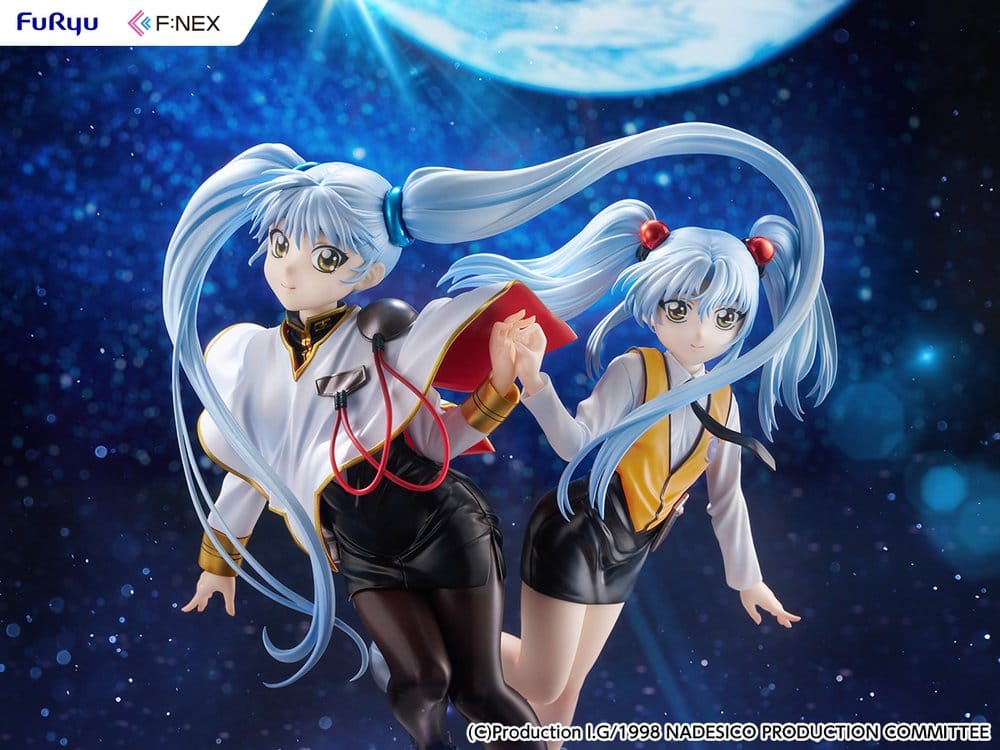 Nadesico the movie The prince of darkness Figura PVC 1/7 Ruri Hoshino double ruriruri Ver. 22 cm