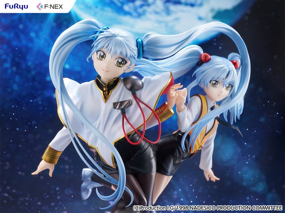 Nadesico the movie The prince of darkness Figura PVC 1/7 Ruri Hoshino double ruriruri Ver. 22 cm