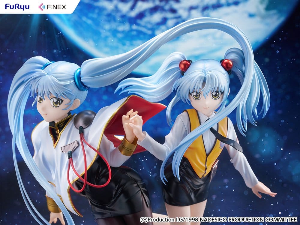 Nadesico the movie The prince of darkness Figura PVC 1/7 Ruri Hoshino double ruriruri Ver. 22 cm