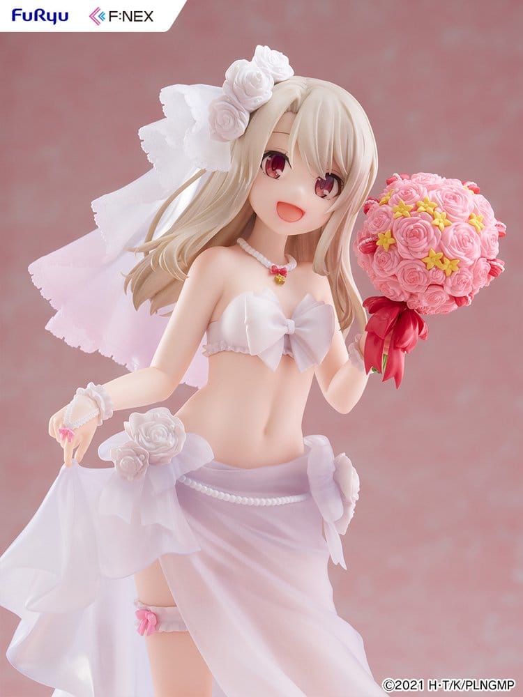 Fate/kaleid liner Prisma Illya: Licht - The Nameless Girl F:NEX Figura PVC 1/7 Illyasviel von Einzbern Wedding Swimsuit Ver. 21 cm