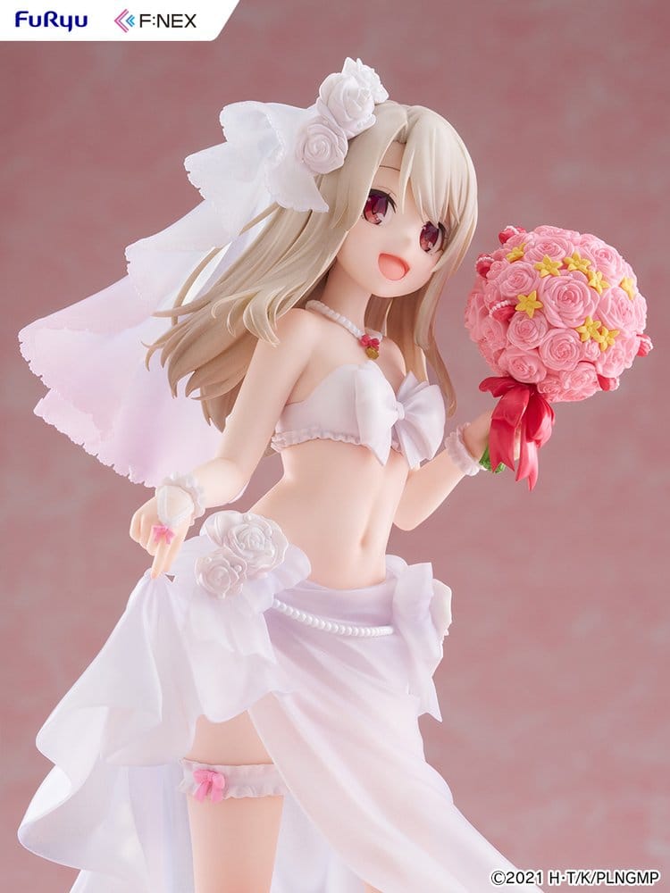 Fate/kaleid liner Prisma Illya: Licht - The Nameless Girl F:NEX Figura PVC 1/7 Illyasviel von Einzbern Wedding Swimsuit Ver. 21 cm