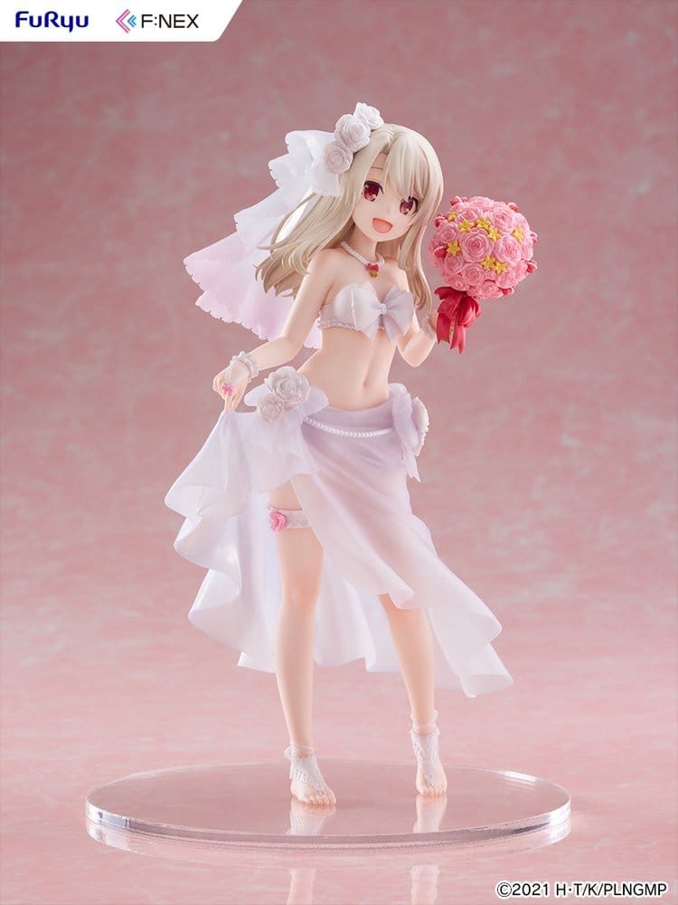 Fate/kaleid liner Prisma Illya: Licht - The Nameless Girl F:NEX Figura PVC 1/7 Illyasviel von Einzbern Wedding Swimsuit Ver. 21 cm