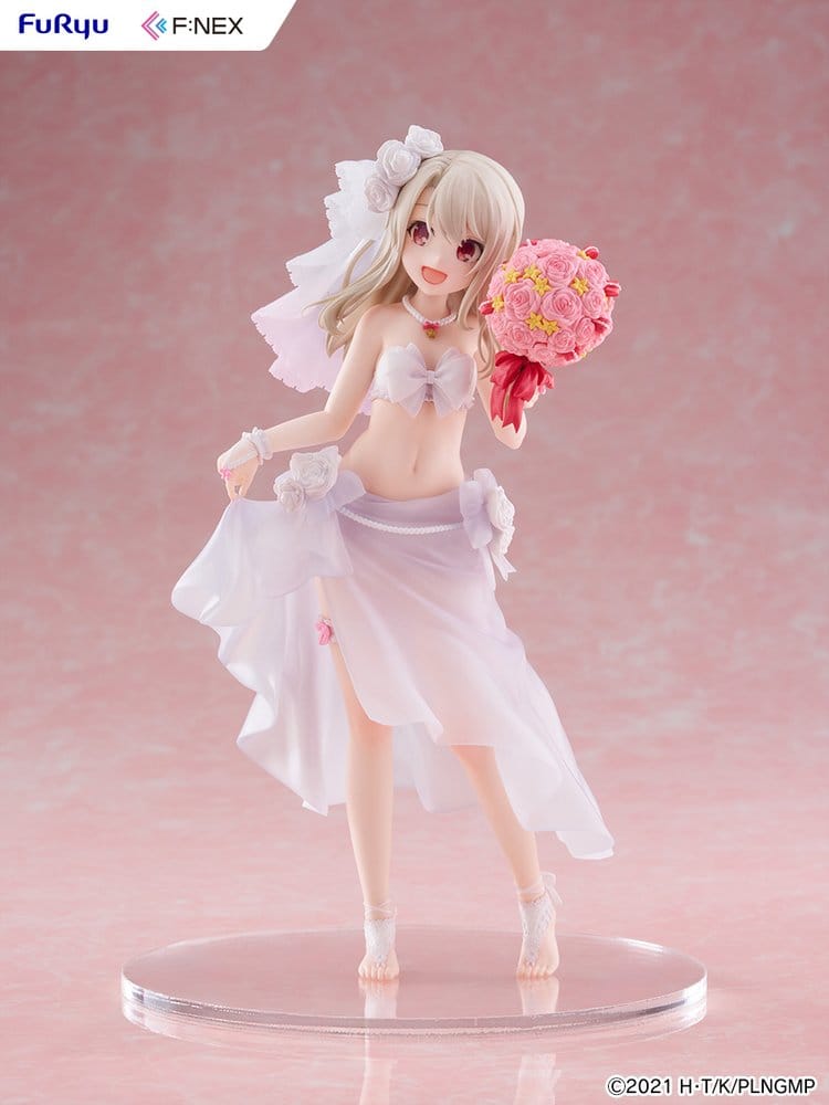 Fate/kaleid liner Prisma Illya: Licht - The Nameless Girl F:NEX Figura PVC 1/7 Illyasviel von Einzbern Wedding Swimsuit Ver. 21 cm