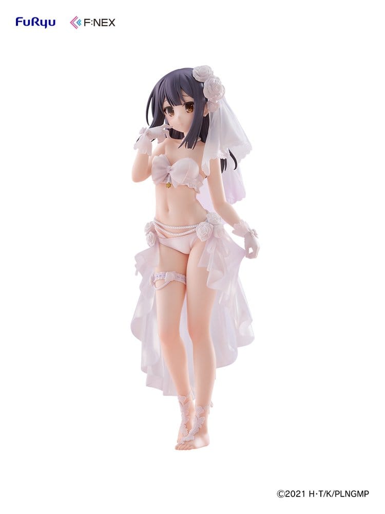 Fate/kaleid liner Prisma Illya: Licht - The Nameless Girl F:NEX Figura PVC 1/7 Miyu Edelfelt Wedding Swimsuit Ver. 21 cm Frikytopia