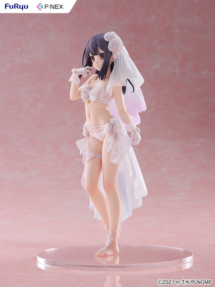 Fate/kaleid liner Prisma Illya: Licht - The Nameless Girl F:NEX Figura PVC 1/7 Miyu Edelfelt Wedding Swimsuit Ver. 21 cm