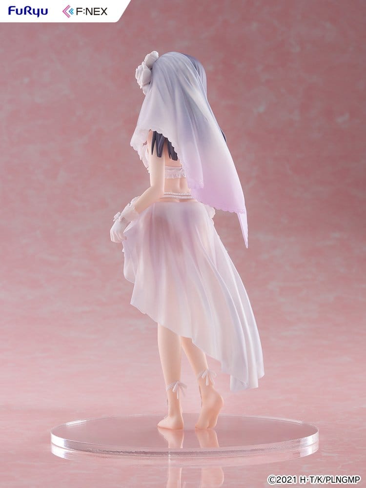 Fate/kaleid liner Prisma Illya: Licht - The Nameless Girl F:NEX Figura PVC 1/7 Miyu Edelfelt Wedding Swimsuit Ver. 21 cm
