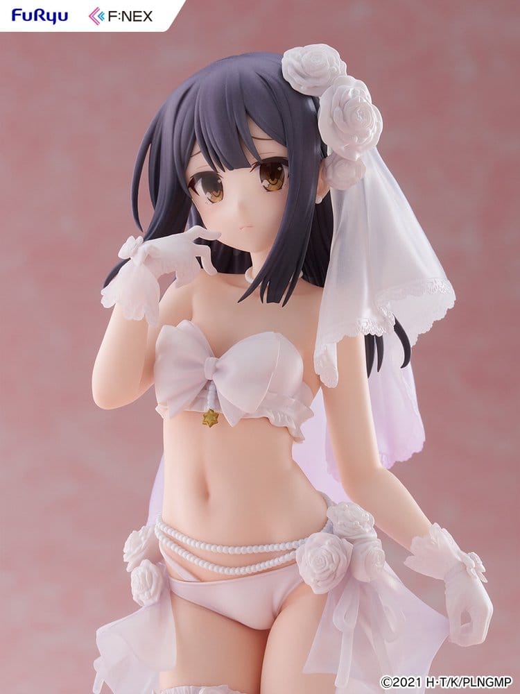 Fate/kaleid liner Prisma Illya: Licht - The Nameless Girl F:NEX Figura PVC 1/7 Miyu Edelfelt Wedding Swimsuit Ver. 21 cm