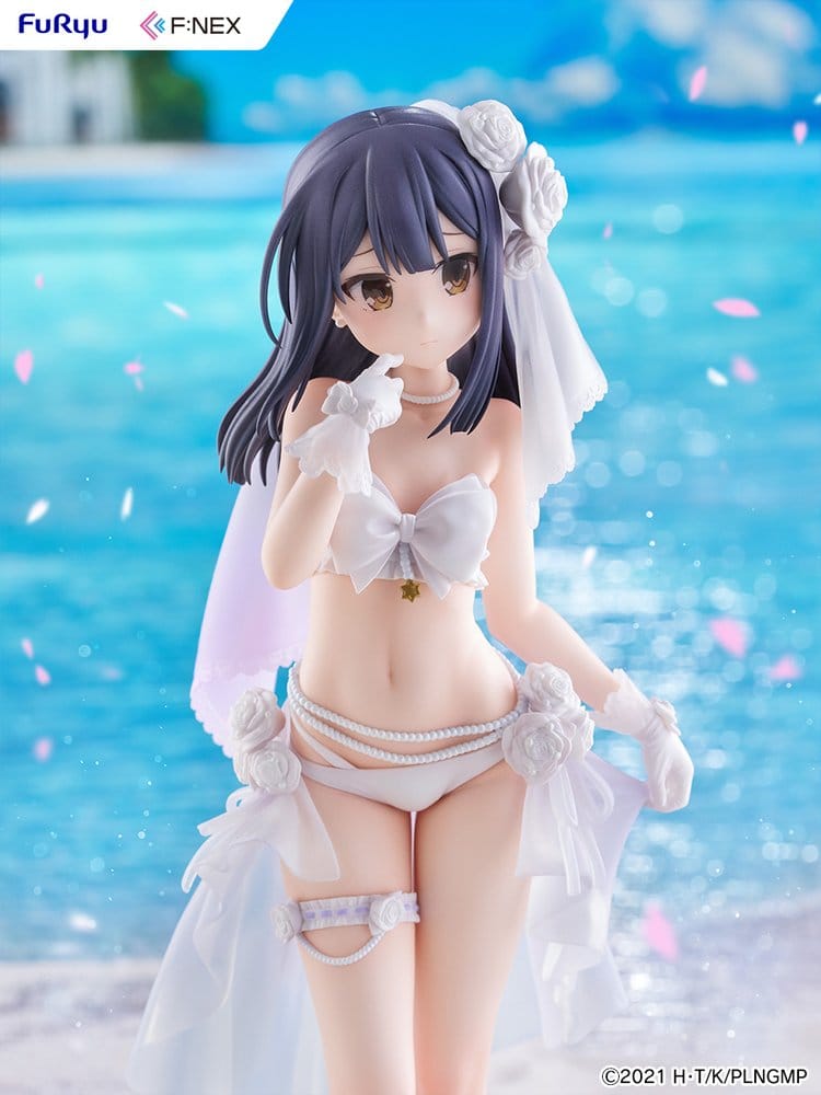 Fate/kaleid liner Prisma Illya: Licht - The Nameless Girl F:NEX Figura PVC 1/7 Miyu Edelfelt Wedding Swimsuit Ver. 21 cm