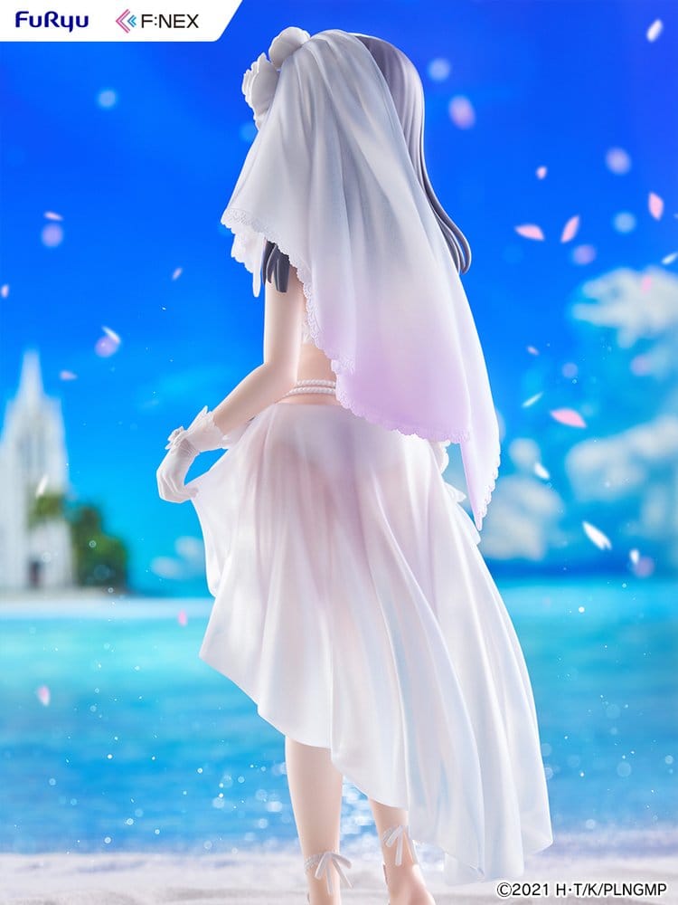 Fate/kaleid liner Prisma Illya: Licht - The Nameless Girl F:NEX Figura PVC 1/7 Miyu Edelfelt Wedding Swimsuit Ver. 21 cm