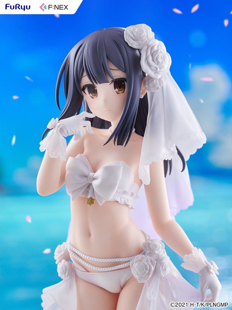 Fate/kaleid liner Prisma Illya: Licht - The Nameless Girl F:NEX Figura PVC 1/7 Miyu Edelfelt Wedding Swimsuit Ver. 21 cm
