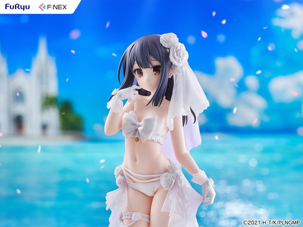 Fate/kaleid liner Prisma Illya: Licht - The Nameless Girl F:NEX Figura PVC 1/7 Miyu Edelfelt Wedding Swimsuit Ver. 21 cm