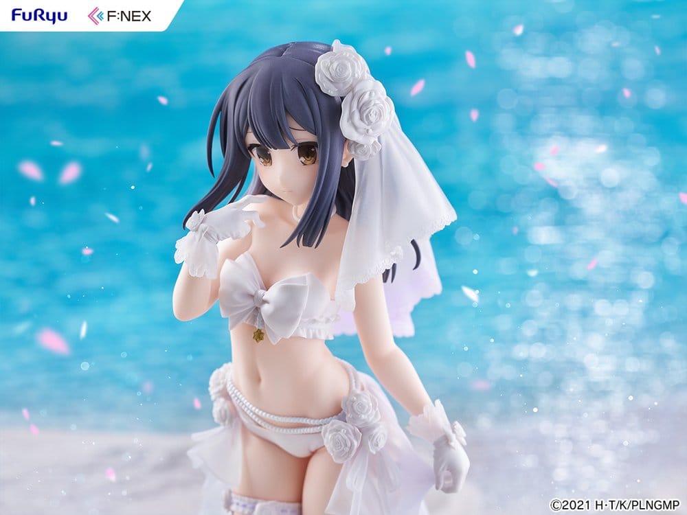 Fate/kaleid liner Prisma Illya: Licht - The Nameless Girl F:NEX Figura PVC 1/7 Miyu Edelfelt Wedding Swimsuit Ver. 21 cm