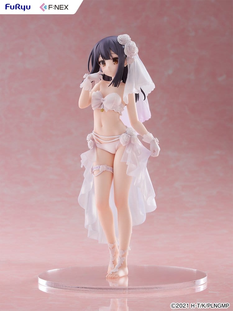 Fate/kaleid liner Prisma Illya: Licht - The Nameless Girl F:NEX Figura PVC 1/7 Miyu Edelfelt Wedding Swimsuit Ver. 21 cm