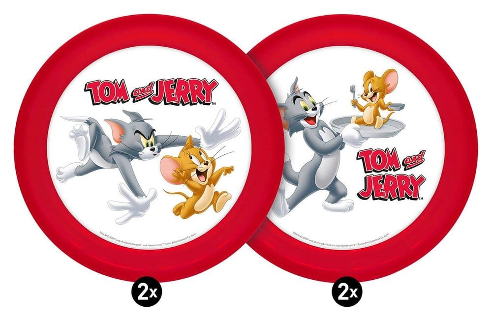 Tom & Jerry Plato pack de 4 21 cm Frikytopia