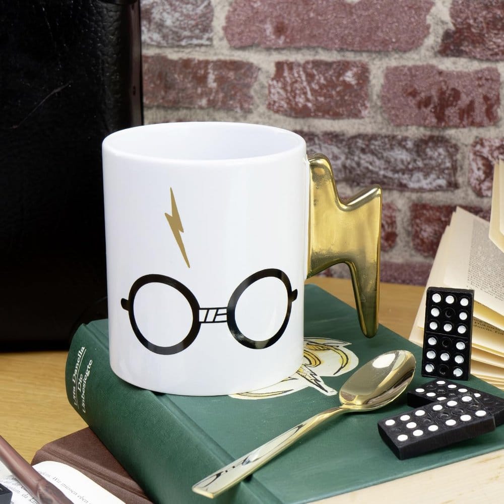 Harry Potter Taza Glasses Lightning Handle 460 ml