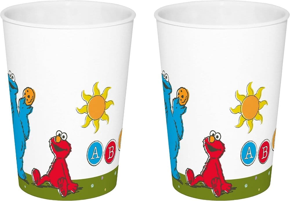 Barrio Sésamo Pack de 2 Vasos Vintage Kids 330ml Frikytopia