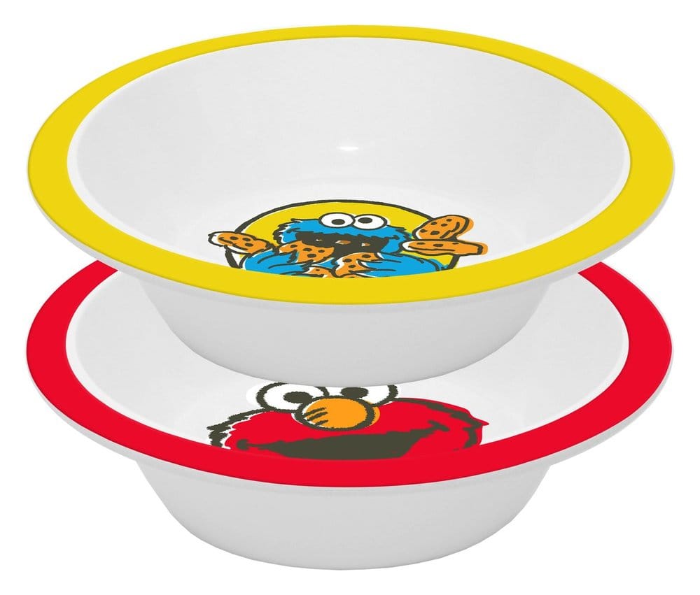 Barrio Sésamo Pack de 2 Tazones de cereales Vintage Kids 300ml Frikytopia