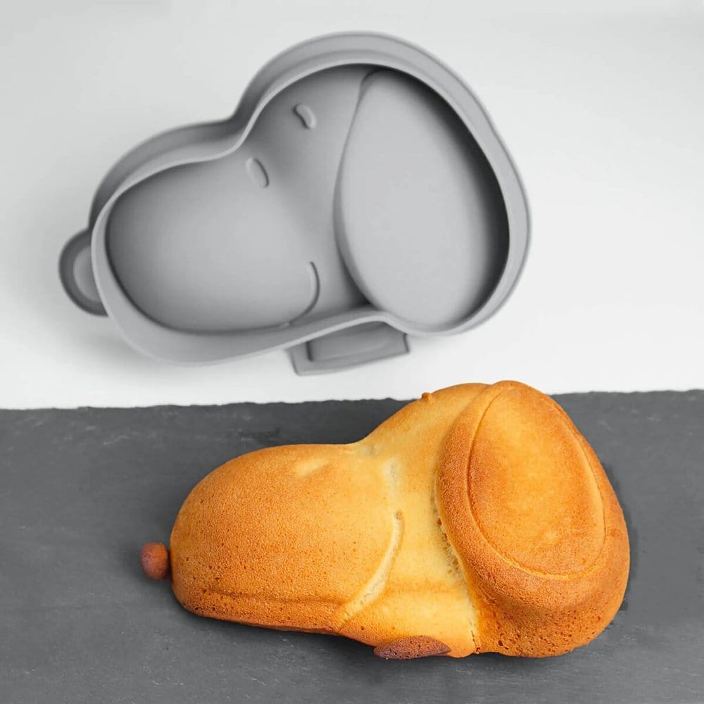 Peanuts Forma de Silicona Snoopy gris