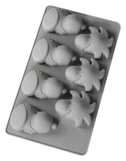 Peanuts Molde para muffins de silicona Snoopy & Woodstock gris