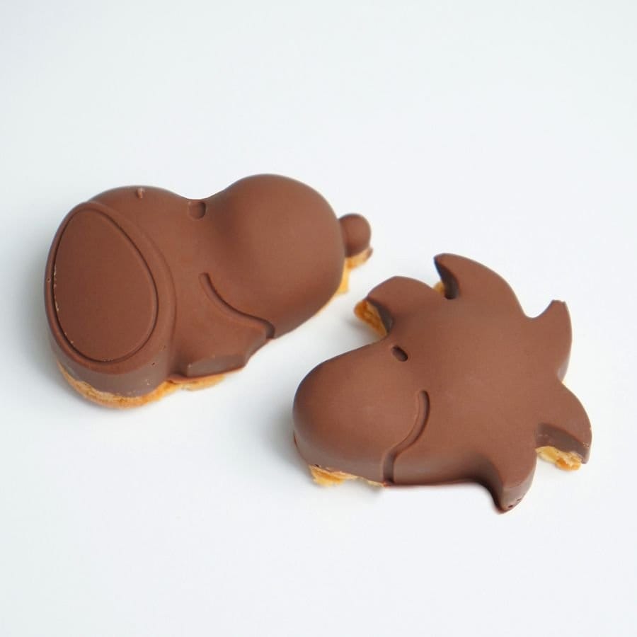 Peanuts Molde para muffins de silicona Snoopy & Woodstock gris