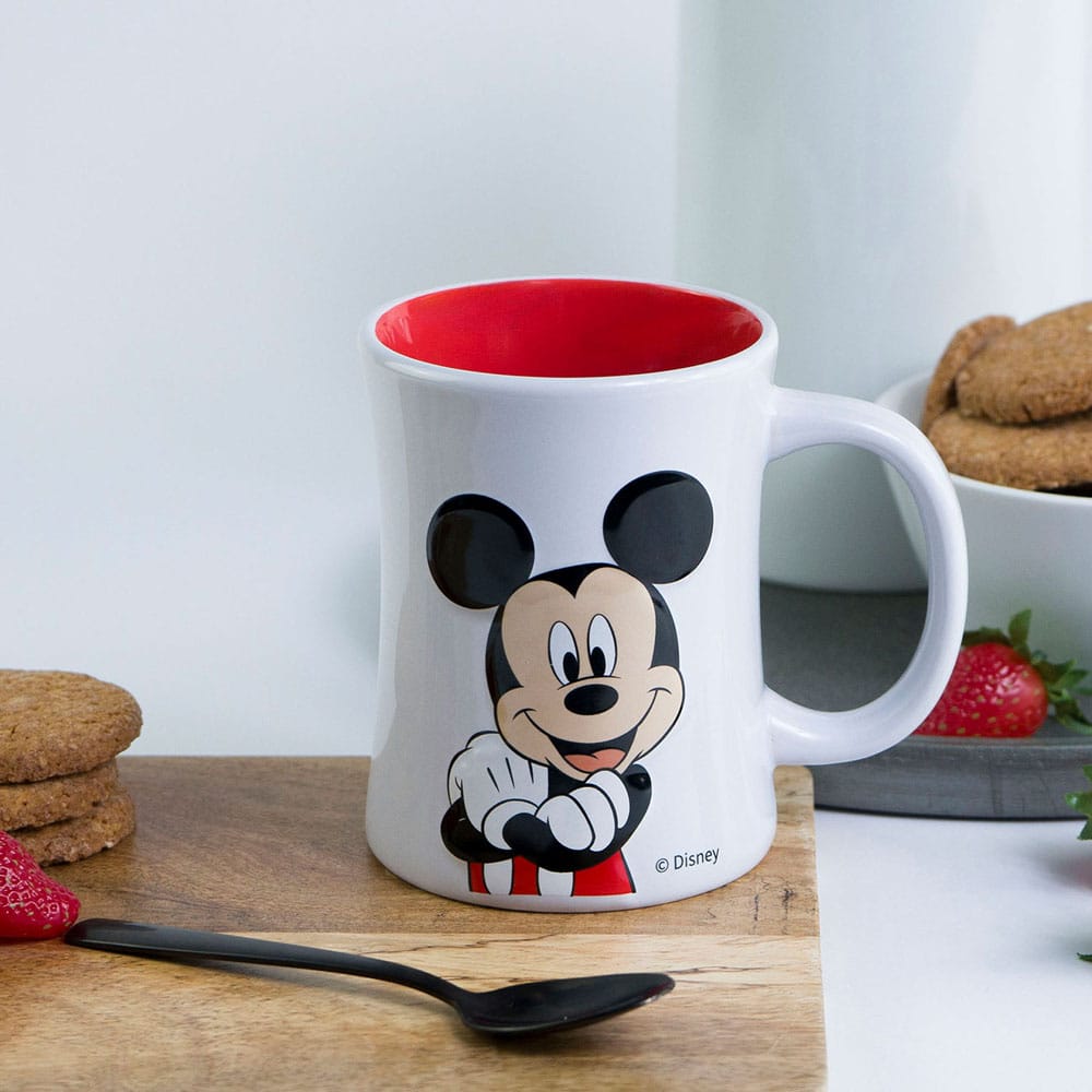 Disney Taza con relieve en 3D Mickey Mouse 360 ml
