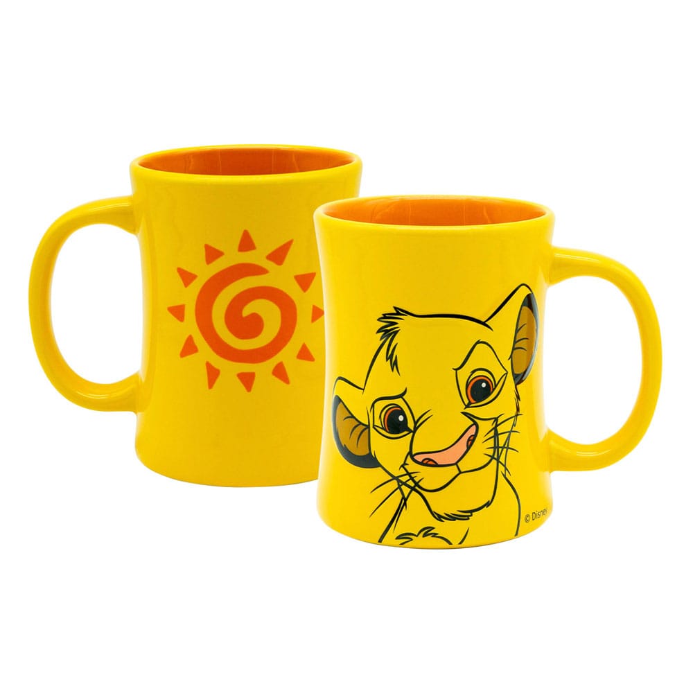 Disney El rey león Taza con relieve en 3D Simba 360 ml Frikytopia