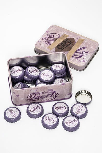 Fallout Bottle Caps Series Collectible Tin Nuka Quartz 10 cm Frikytopia