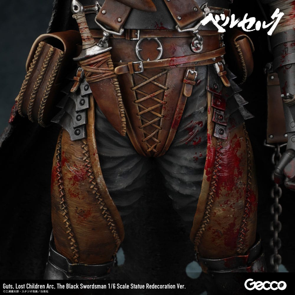 Berserk Estatua 1/6 Guts Lost Children Arc The Black Swordsman Redecoration Ver. 38 cm