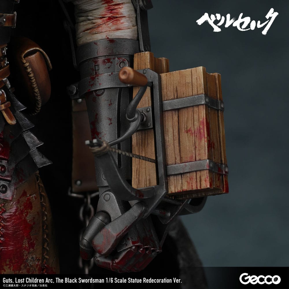 Berserk Estatua 1/6 Guts Lost Children Arc The Black Swordsman Redecoration Ver. 38 cm
