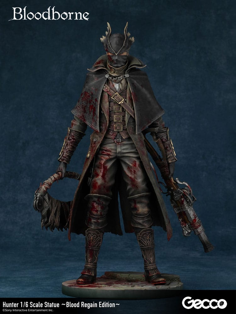 Bloodborne The Old Hunters Estatua PVC 1/6 Hunter Blood Regain Edition 32 cm Frikytopia