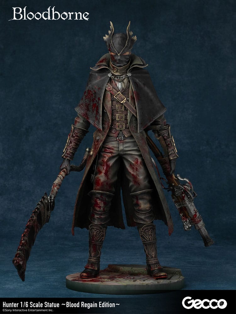 Bloodborne The Old Hunters Estatua PVC 1/6 Hunter Blood Regain Edition 32 cm