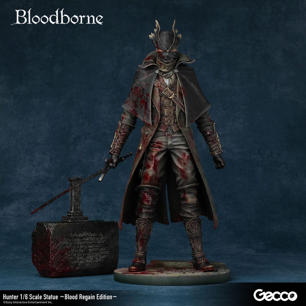Bloodborne The Old Hunters Estatua PVC 1/6 Hunter Blood Regain Edition 32 cm