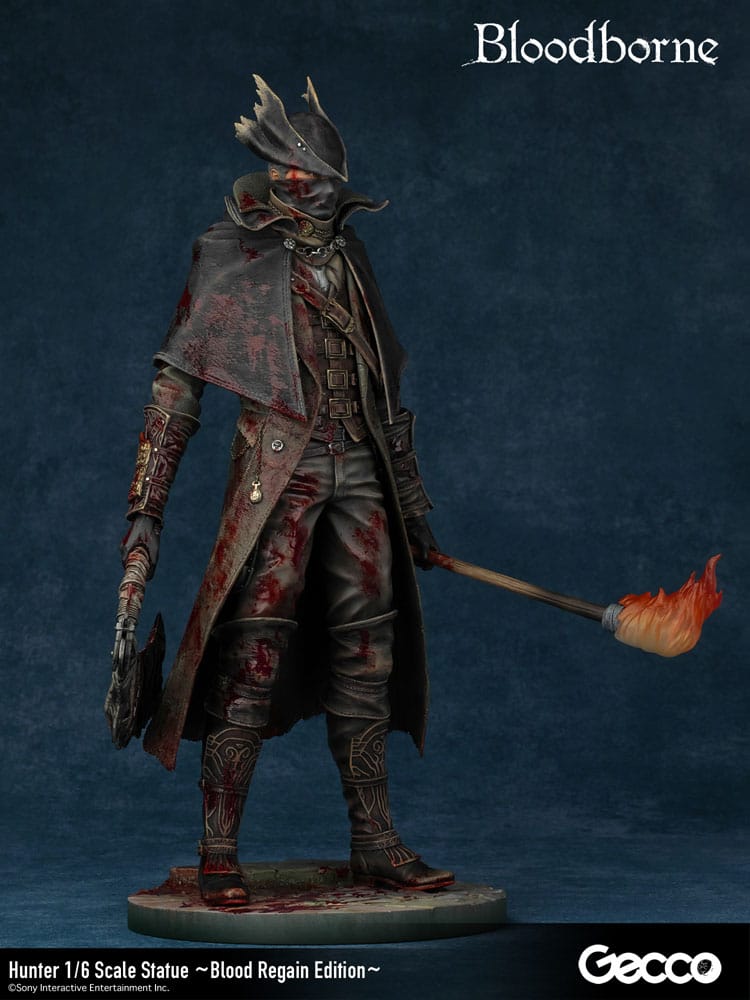 Bloodborne The Old Hunters Estatua PVC 1/6 Hunter Blood Regain Edition 32 cm