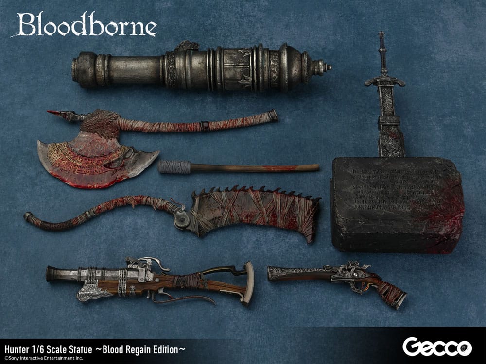 Bloodborne The Old Hunters Estatua PVC 1/6 Hunter Blood Regain Edition 32 cm