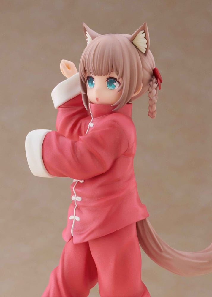 My Cat Is a Kawaii Girl Estatua Palette Dress-Up Collection Kinako Nyang fu Ver. 15 cm